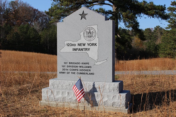 123rd NY Monument Resaca